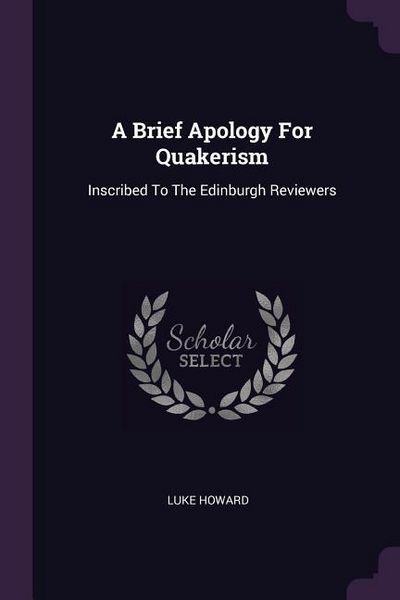 Produktbild: A Brief Apology For Quakerism