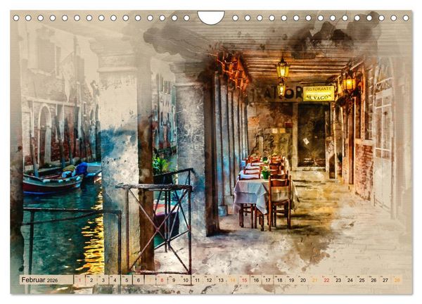 Produktbild: Venedig - ganz intim (Wandkalender 2026 DIN A4 quer), CALVENDO Monatskalender