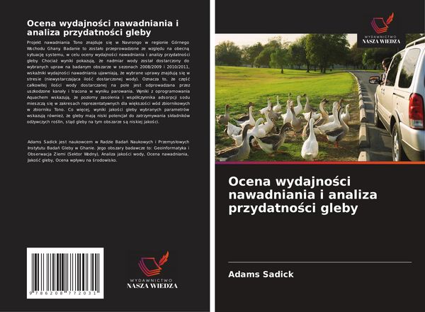 Produktbild: Ocena wydajno&iquest;ci nawadniania i analiza przydatno&iquest;ci gleby