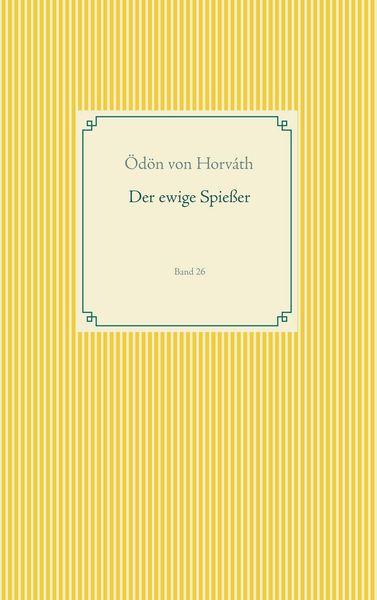 Produktbild: Der ewige Spie&szlig;er
