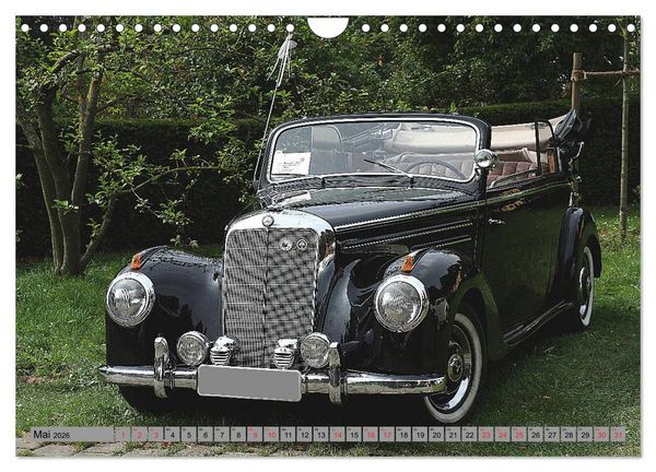 Produktbild: Oben ohne Oldtimer (Wandkalender 2026 DIN A4 quer), CALVENDO Monatskalender