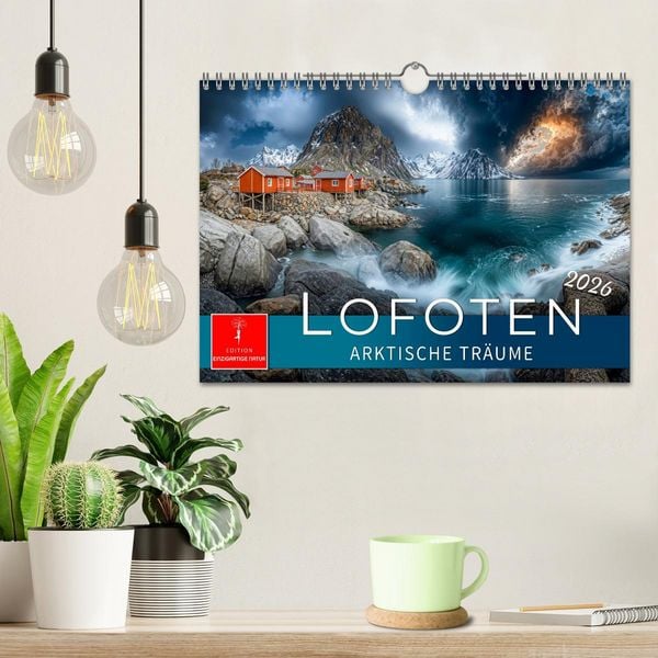 Produktbild: Lofoten - Arktische Tr&auml;ume (Wandkalender 2026 DIN A4 quer), CALVENDO Monatskalender