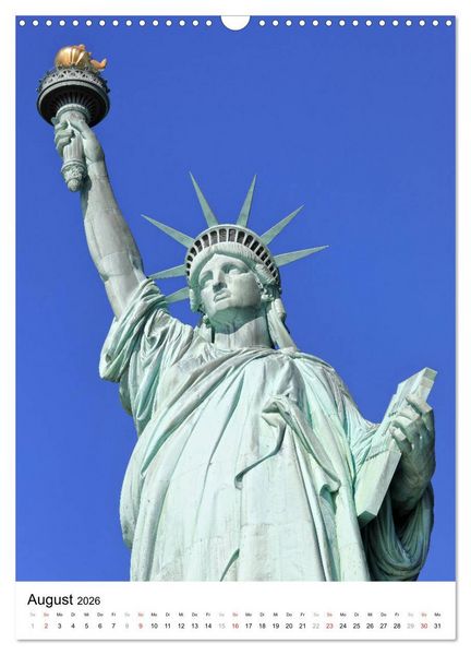 Produktbild: New Yorks architektonische Highlights (Wandkalender 2026 DIN A3 hoch), CALVENDO Monatskalender