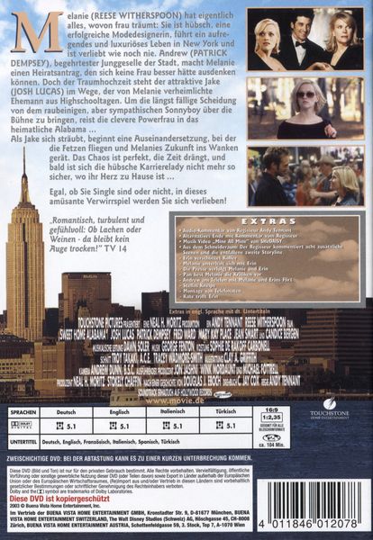 Produktbild: Sweet Home Alabama - Liebe auf Umwegen