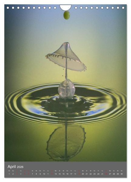 Produktbild: Liquid Art, Highspeed Tropfenfotografie (Wandkalender 2026 DIN A4 hoch), CALVENDO Monatskalender