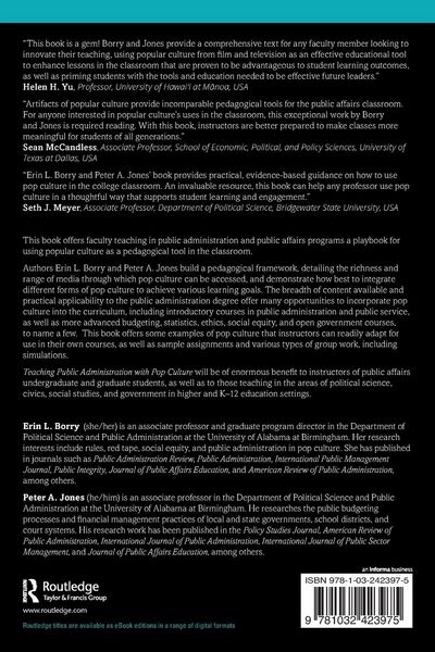 Produktbild: Teaching Public Administration with Pop Culture