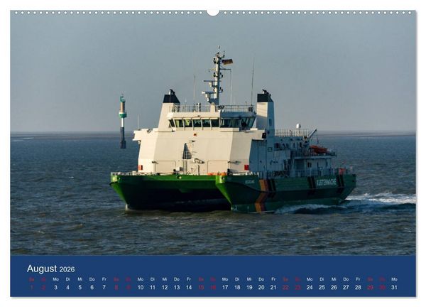 Produktbild: Schiffe - Begegnungen auf Nord- und Ostsee (hochwertiger Premium Wandkalender 2026 DIN A2 quer), Kunstdruck in Hochglanz