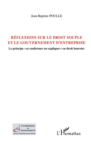 Produktbild: R&eacute;flexions sur le droit souple et le gouvernement d'entreprise