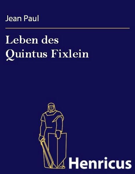 Produktbild: Leben des Quintus Fixlein