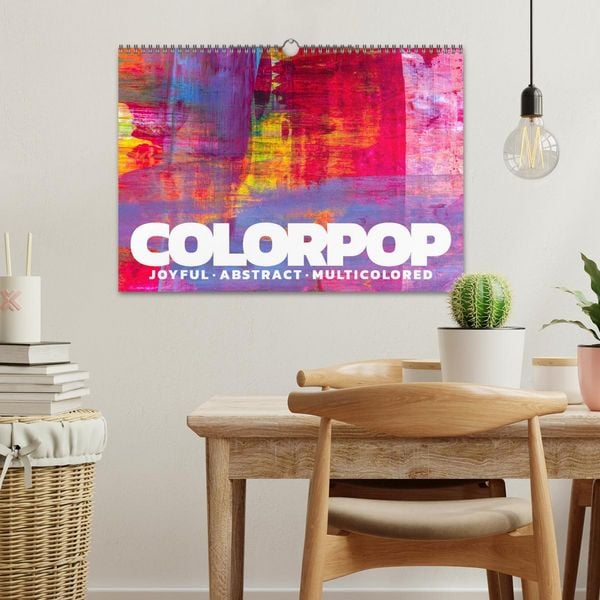 Produktbild: Colorpop - Joyful, abstract. multicolored (Wandkalender 2026 DIN A3 quer), CALVENDO Monatskalender