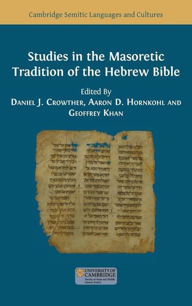 Produktbild: Studies in the Masoretic Tradition of the Hebrew Bible