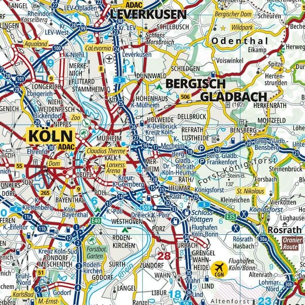 Produktbild: ADAC Kompaktatlas 2027/2028 Deutschland 1:250.000