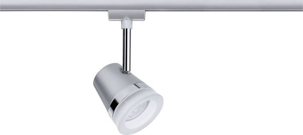 Paulmann Cone Hochvolt-Schienensystem-Leuchte URail GU10 10W LED Chrom, Chrom (matt)