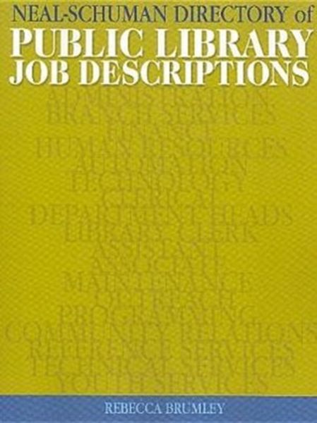Produktbild: Brumley, R: The Neal-Schuman Directory of Public Library Jo