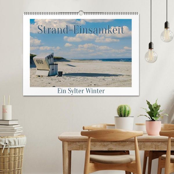 Produktbild: Strand-Einsamkeit. Ein Sylter Winter (Wandkalender 2027 DIN A2 quer), CALVENDO Monatskalender