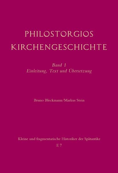 Produktbild: Philostorgios Kirchengeschichte