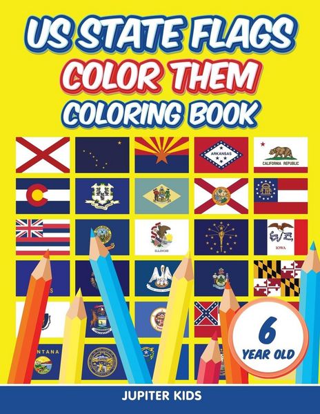 Produktbild: US State Flags - Color Them
