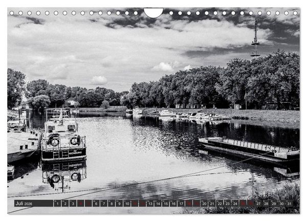 Produktbild: Ein Blick auf Nienburg an der Weser (Wandkalender 2026 DIN A4 quer), CALVENDO Monatskalender