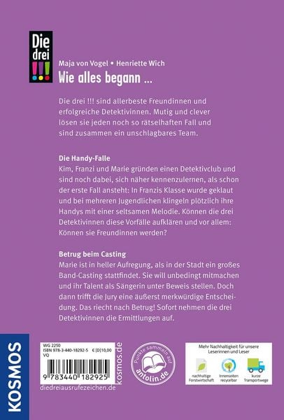 Produktbild: Die drei !!!, Die Handy-Falle / Betrug beim Casting (Doppelband)