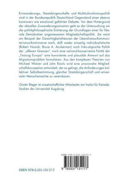 Produktbild: Einwanderung und Gerechtigkeit