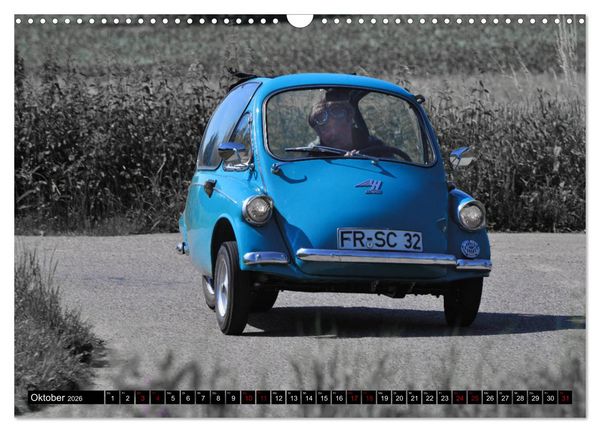 Produktbild: Historische Kleinwagen Made in Germany ART GALERIE (Wandkalender 2026 DIN A3 quer), CALVENDO Monatskalender
