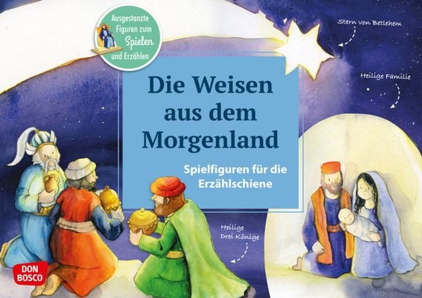 Produktbild: Die Weisen aus dem Morgenland. Erz&auml;hlschienen-Figurenset
