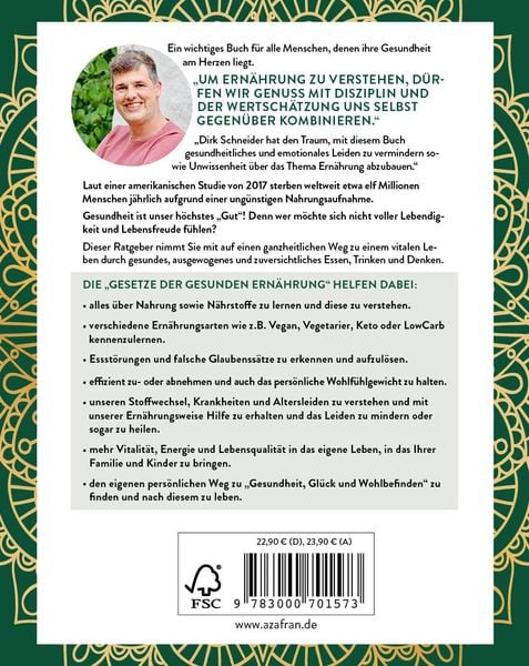 Produktbild: Die Gesetze der gesunden Ern&auml;hrung