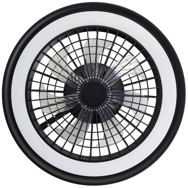 Produktbild: Brilliant G99280/06 Palmero LED-Deckenleuchte mit Ventilator LED-Modul 40W Schwarz
