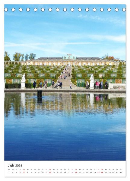 Produktbild: Der Park Sanssouci - ein Traum (Tischkalender 2026 DIN A5 hoch), CALVENDO Monatskalender