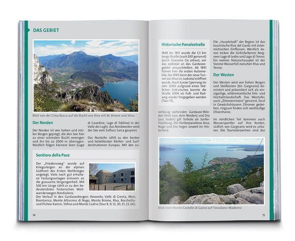 Produktbild: KOMPASS Wanderf&uuml;hrer Gardasee, 70 Touren mit Extra-Tourenkarte