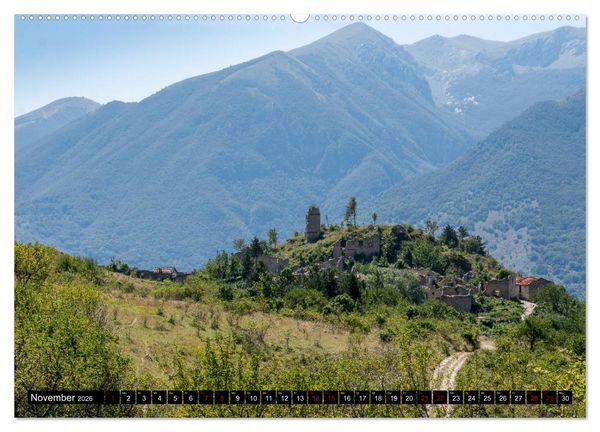 Produktbild: Einsame D&ouml;rfer - Eine Wanderung in den Abruzzen (Wandkalender 2026 DIN A2 quer), CALVENDO Monatskalender