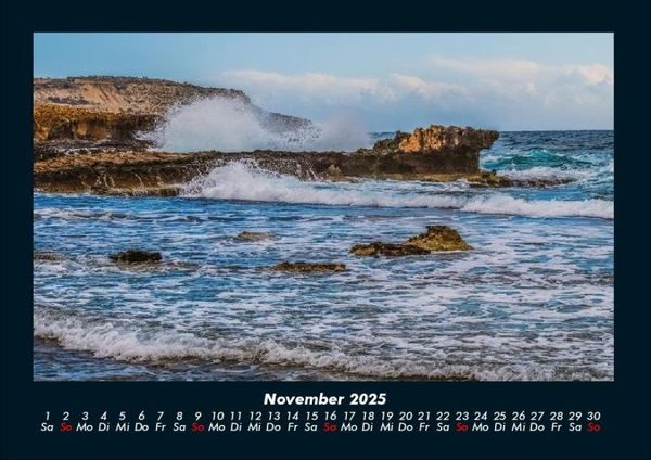 Produktbild: Die sch&ouml;nsten Meereslandschaften 2025 Fotokalender DIN A4