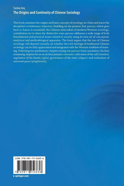 Produktbild: The Origins and Continuity of Chinese Sociology