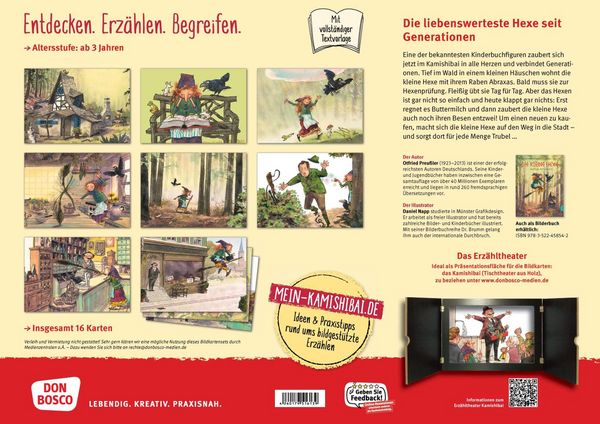Produktbild: Die kleine Hexe. Ausflug mit Abraxas. Kamishibai Bildkartenset
