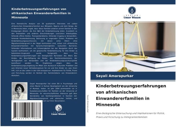 Kinderbetreuungserfahrungen von afrikanischen Einwandererfamilien in Minnesota, Taschenbuch von Sayali Amarapurkar, Verlag Unser Wissen, 9786203170887