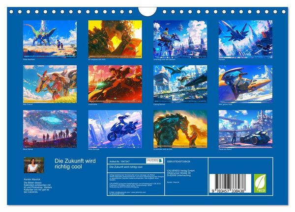 Produktbild: Die Zukunft wird richtig cool (Wandkalender 2026 DIN A4 quer), CALVENDO Monatskalender