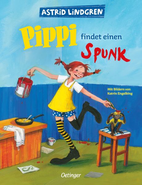 Pippi findet einen Spunk, Gebundene Ausgabe von Astrid Lindgren, Verlag Friedrich Oetinger GmbH, 9783751204446