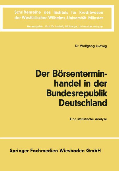 Produktbild: Der B&ouml;rsenterminhandel in der Bundesrepublik Deutschland