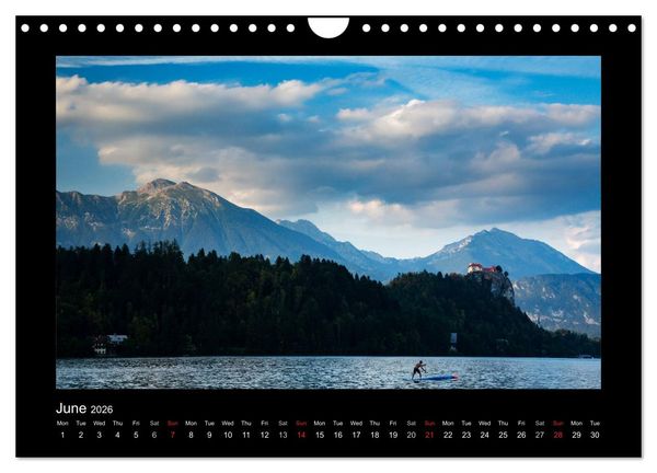 Produktbild: Lake Bled Slovenia (Wall Calendar 2026 DIN A4 landscape), CALVENDO 12 Month Wall Calendar