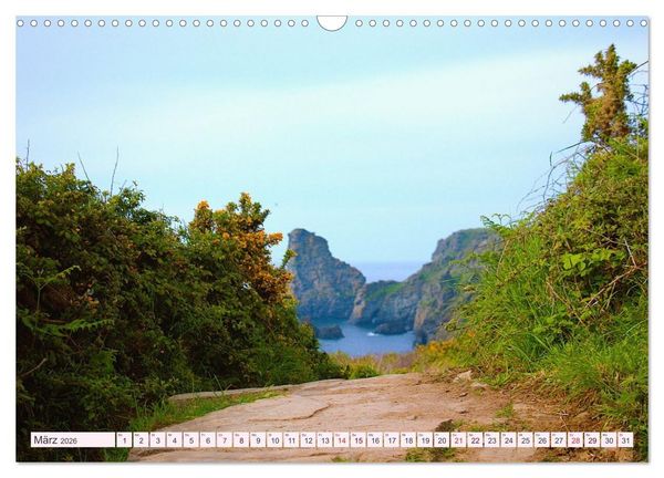 Produktbild: Cornwall im Fr&uuml;hling (Wandkalender 2026 DIN A3 quer), CALVENDO Monatskalender