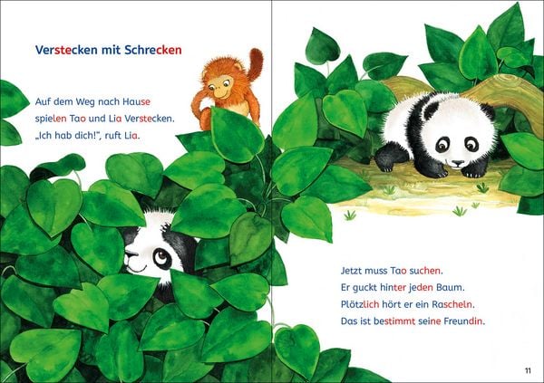 Produktbild: Lesel&ouml;wen Lesetraining 1. Klasse - Ein Panda in der Dschungelschule