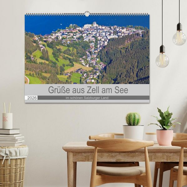 Produktbild: Gr&uuml;&szlig;e aus Zell am See (Wandkalender 2026 DIN A2 quer), CALVENDO Monatskalender