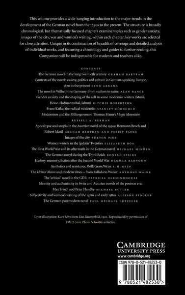 Produktbild: The Cambridge Companion to the Modern German Novel