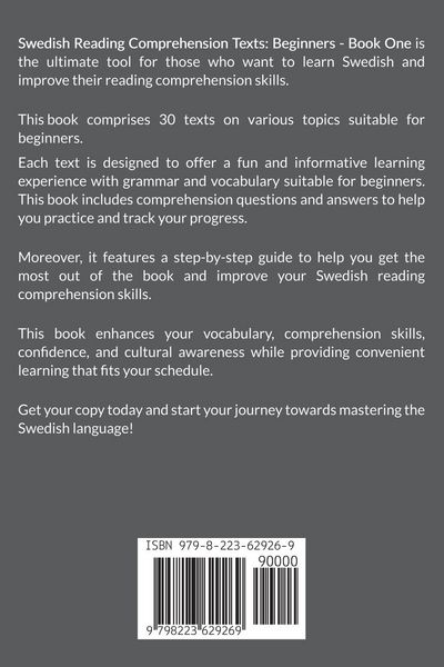 Produktbild: Swedish Reading Comprehension Texts