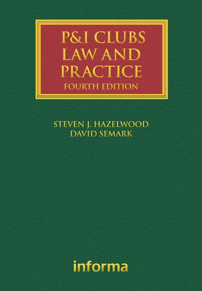 Produktbild: P&I Clubs: Law and Practice