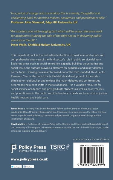 Produktbild: The third sector delivering public services
