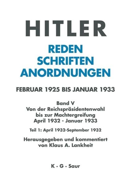 Produktbild: April 1932 - September 1932
