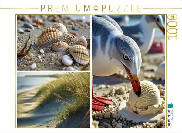 Produktbild: CALVENDO Puzzle Die Ostsee - eine Meeresbrise Freiheit. | 1000 Teile Lege-Gr&ouml;&szlig;e 64x48cm Foto-Puzzle f&uuml;r gl&uuml;ckliche Stunden