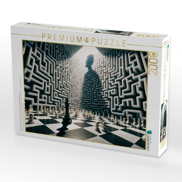 CALVENDO Puzzle Labyrinth des Geistes: Schachmatt im Irrgarten der Entscheidungen | 2000 Teile Lege-Größe 90x67cm Foto-Puzzle für glückliche Stunden