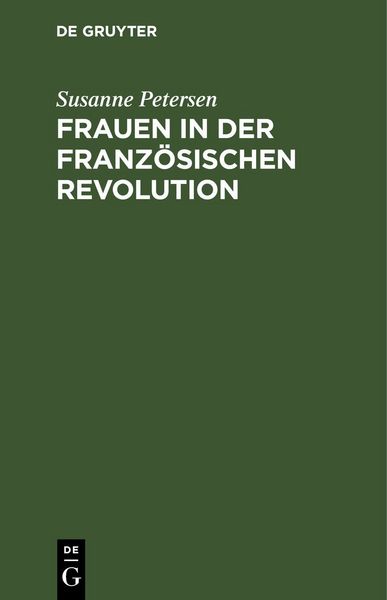 Produktbild: Frauen in der Franz&ouml;sischen Revolution